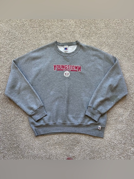 Russell Athletic Other - Vintage Youngstown State University Russell Athletic Sweatshirt L Grey 90s YSU